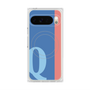 プレミアムスクエアケース with Pixelsnap［ オリジナル - initial color line - Q blue ］