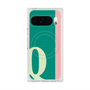 プレミアムスクエアケース with Pixelsnap［ オリジナル - initial color line - Q green ］