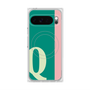 プレミアムスクエアケース with Pixelsnap［ オリジナル - initial color line - Q green ］