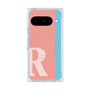 プレミアムスクエアケース with Pixelsnap［ オリジナル - initial color line - R pink ］