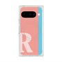 プレミアムスクエアケース with Pixelsnap［ オリジナル - initial color line - R pink ］