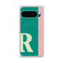 プレミアムスクエアケース with Pixelsnap［ オリジナル - initial color line - R green ］