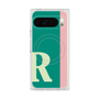 プレミアムスクエアケース with Pixelsnap［ オリジナル - initial color line - R green ］