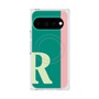 プレミアムスクエアケース with Pixelsnap［ オリジナル - initial color line - R green ］