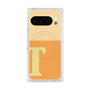 プレミアムスクエアケース with Pixelsnap［ オリジナル - initial two tone - T orange ］