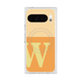 プレミアムスクエアケース with Pixelsnap［ オリジナル - initial two tone - W orange ］