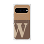 プレミアムスクエアケース with Pixelsnap［ オリジナル - initial two tone - W brown ］