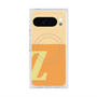 プレミアムスクエアケース with Pixelsnap［ オリジナル - initial two tone - Z orange ］