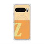 プレミアムスクエアケース with Pixelsnap［ オリジナル - initial two tone - Z orange ］