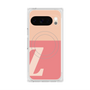 プレミアムスクエアケース with Pixelsnap［ オリジナル - initial two tone - Z pink ］