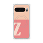 プレミアムスクエアケース with Pixelsnap［ オリジナル - initial two tone - Z pink ］