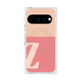 プレミアムスクエアケース with Pixelsnap［ オリジナル - initial two tone - Z pink ］