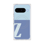 プレミアムスクエアケース with Pixelsnap［ オリジナル - initial two tone - Z blue ］