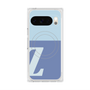 プレミアムスクエアケース with Pixelsnap［ オリジナル - initial two tone - Z blue ］
