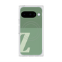 プレミアムスクエアケース with Pixelsnap［ オリジナル - initial two tone - Z green ］