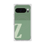 プレミアムスクエアケース with Pixelsnap［ オリジナル - initial two tone - Z green ］