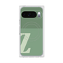 プレミアムスクエアケース with Pixelsnap［ オリジナル - initial two tone - Z green ］