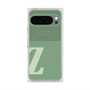 プレミアムスクエアケース with Pixelsnap［ オリジナル - initial two tone - Z green ］