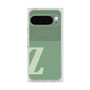 プレミアムスクエアケース with Pixelsnap［ オリジナル - initial two tone - Z green ］