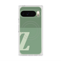 プレミアムスクエアケース with Pixelsnap［ オリジナル - initial two tone - Z green ］