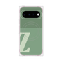 プレミアムスクエアケース with Pixelsnap［ オリジナル - initial two tone - Z green ］