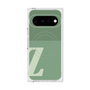 プレミアムスクエアケース with Pixelsnap［ オリジナル - initial two tone - Z green ］