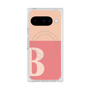 プレミアムスクエアケース with Pixelsnap［ オリジナル - initial two tone - B pink ］