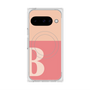 プレミアムスクエアケース with Pixelsnap［ オリジナル - initial two tone - B pink ］