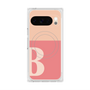 プレミアムスクエアケース with Pixelsnap［ オリジナル - initial two tone - B pink ］