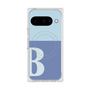 プレミアムスクエアケース with Pixelsnap［ オリジナル - initial two tone - B blue ］