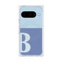 プレミアムスクエアケース with Pixelsnap［ オリジナル - initial two tone - B blue ］