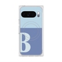 プレミアムスクエアケース with Pixelsnap［ オリジナル - initial two tone - B blue ］
