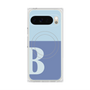 プレミアムスクエアケース with Pixelsnap［ オリジナル - initial two tone - B blue ］