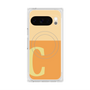 プレミアムスクエアケース with Pixelsnap［ オリジナル - initial two tone - C orange ］