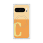 プレミアムスクエアケース with Pixelsnap［ オリジナル - initial two tone - C orange ］