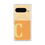 プレミアムスクエアケース with Pixelsnap［ オリジナル - initial two tone - C orange ］