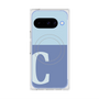 プレミアムスクエアケース with Pixelsnap［ オリジナル - initial two tone - C blue ］