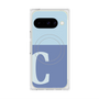 プレミアムスクエアケース with Pixelsnap［ オリジナル - initial two tone - C blue ］