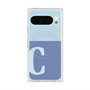 プレミアムスクエアケース with Pixelsnap［ オリジナル - initial two tone - C blue ］