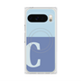 プレミアムスクエアケース with Pixelsnap［ オリジナル - initial two tone - C blue ］