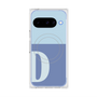 プレミアムスクエアケース with Pixelsnap［ オリジナル - initial two tone - D blue ］