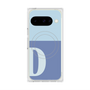 プレミアムスクエアケース with Pixelsnap［ オリジナル - initial two tone - D blue ］