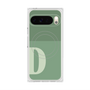 プレミアムスクエアケース with Pixelsnap［ オリジナル - initial two tone - D green ］