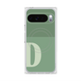 プレミアムスクエアケース with Pixelsnap［ オリジナル - initial two tone - D green ］