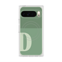 プレミアムスクエアケース with Pixelsnap［ オリジナル - initial two tone - D green ］