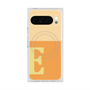 プレミアムスクエアケース with Pixelsnap［ オリジナル - initial two tone - E orange ］
