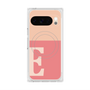 プレミアムスクエアケース with Pixelsnap［ オリジナル - initial two tone - E pink ］