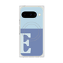 プレミアムスクエアケース with Pixelsnap［ オリジナル - initial two tone - E blue ］