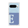 プレミアムスクエアケース with Pixelsnap［ オリジナル - initial two tone - E blue ］