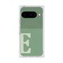 プレミアムスクエアケース with Pixelsnap［ オリジナル - initial two tone - E green ］